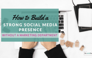 build strong social media presence