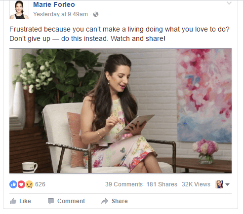 Marie Forleo knows how to rock social media