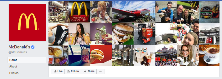 creative facebook cover images mcdonalds