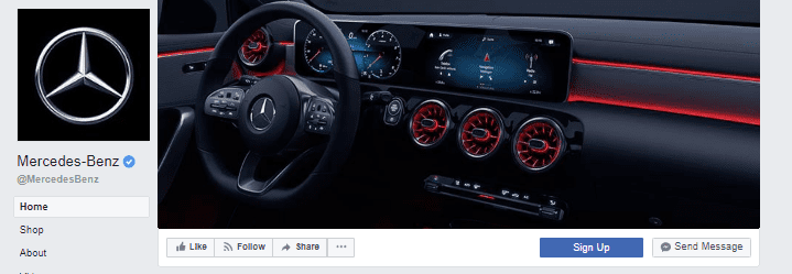 creative facebook cover images mercedes